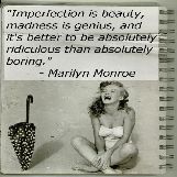 Marilyn Monroe Amazing Quote on Imperfection