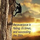 Perseverance is Never Giving Up