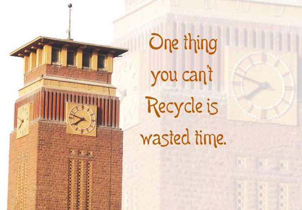 Time is not recycleable